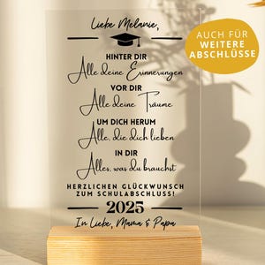 Idea de regalo de graduación personalizada, regalo de graduación de Abitur, regalos personalizados de Abi, regalo de graduación de soltero.