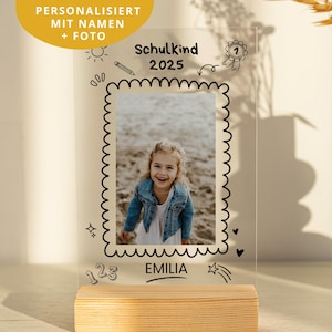 School enrollment gifts school child 2025 with name personalized gift for school enrollment daycare graduates photo gift personalized school child