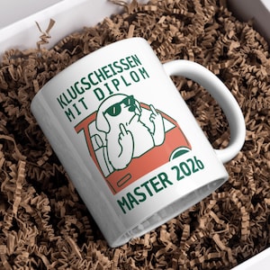 Mug Master's Degree Gift for Master's Graduation 2026, Funny Master's Diploma Gift, Personalized Gift Idea, Mug