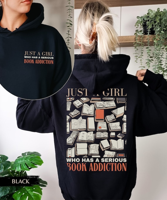 Bookish Hoodie Buchliebhaber Geschenk Book lover hoodie bookish sweatshirt Bücher Shirt Bücherwurm Geschenk Buch Pullover Lesen Geschenkidee
