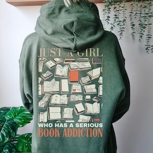 Bookish Merch Hoodie gift for her, Book lover hoodie, booktrovert sweater, Bücher Shirt, Bücherwurm Geschenk für Buchliebhaber Kaputzenpulli