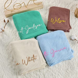 Personalised Baby Blanket, Super Snuggly Cable knit, Baby blanket, Baby Gift, Embroidered Baby Blanket. Baby blanket,Personalised baby gifts