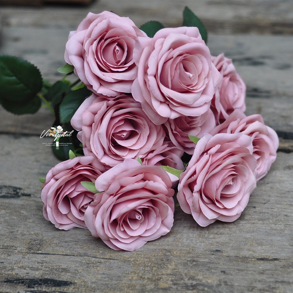 Artifical Roses Silk Roses Silk Flowers for Wedding Etsy