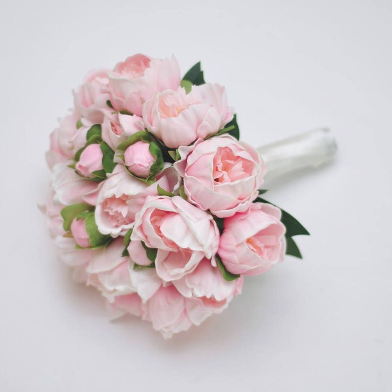romantic bridesmaid bouquets Real Touch Pink Peony Bridal Bouquet Artificial Peony Flower Bouquet bridal bouquets