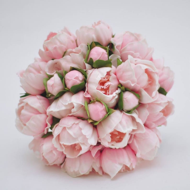 romantic bridesmaid bouquets Real Touch Pink Peony Bridal Bouquet Artificial Peony Flower Bouquet bridal bouquets