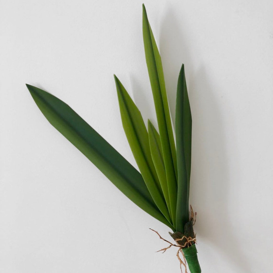 1 Stem Real Touch Leaf Artificial Orchid Leaves Wedding Etsy