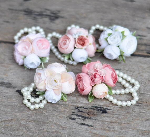 Everbloom Design's Handcrafted Wedding Wrist Corsages for your Big Day