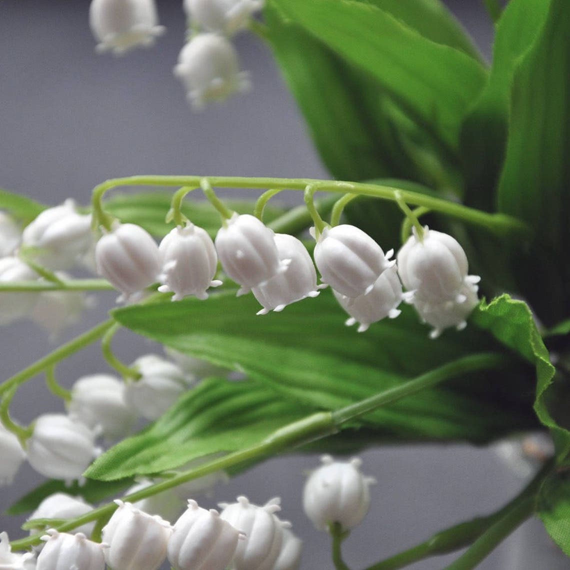Artificial White Lily Of The Valley Faux Plastic Lily Of The Etsy