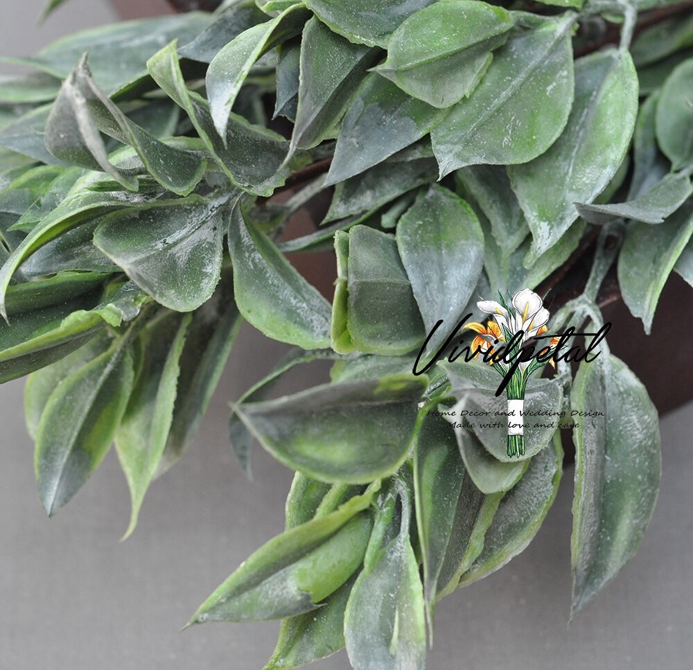 Artificial Gardenia Leafdusty Ovate Leafflower Crown Etsy