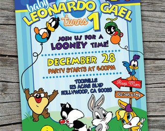 Looney Tunes Bday Etsy