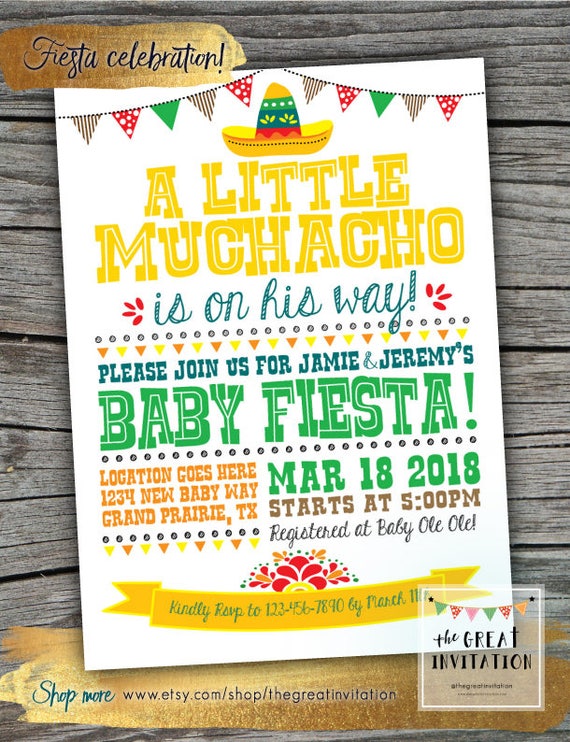 little muchacho baby shower