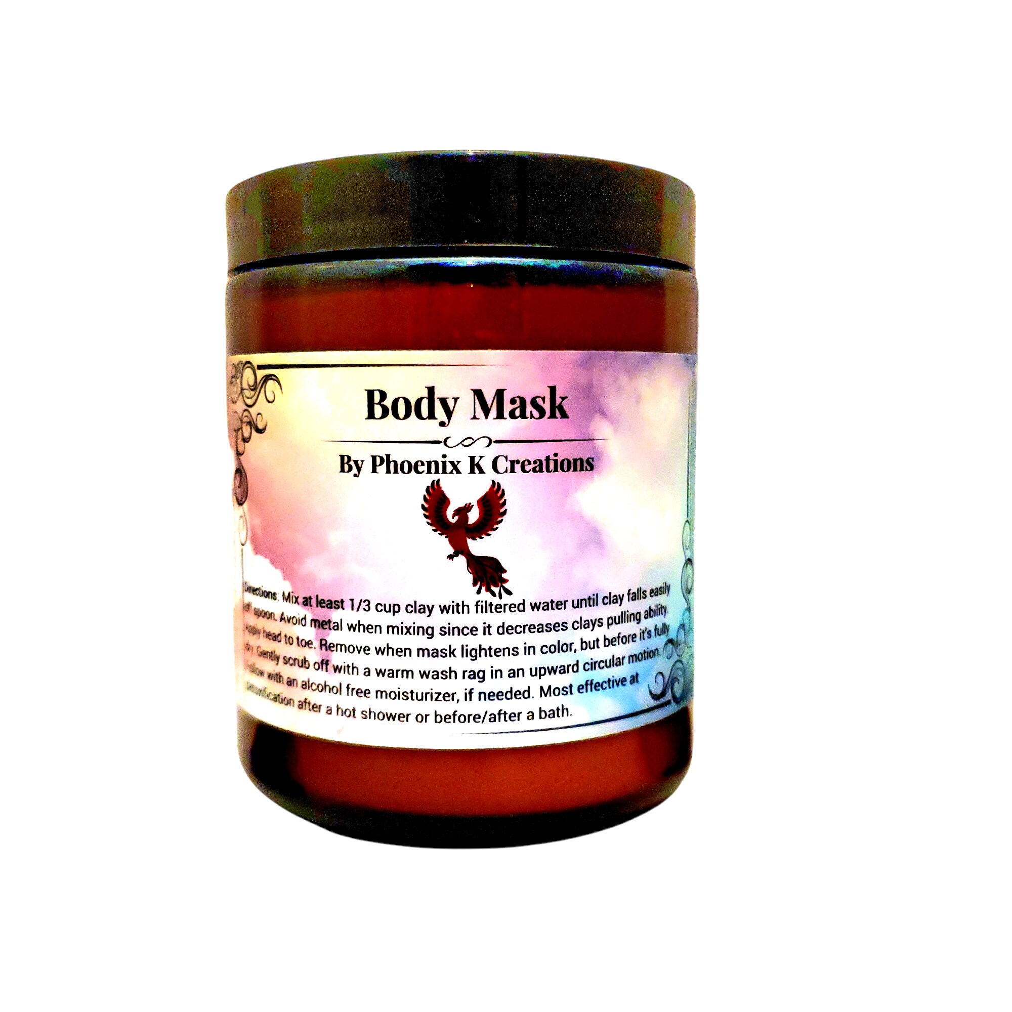 Organic Body Mask Vegan Herbal Clay Mud Mask Full Body Etsy