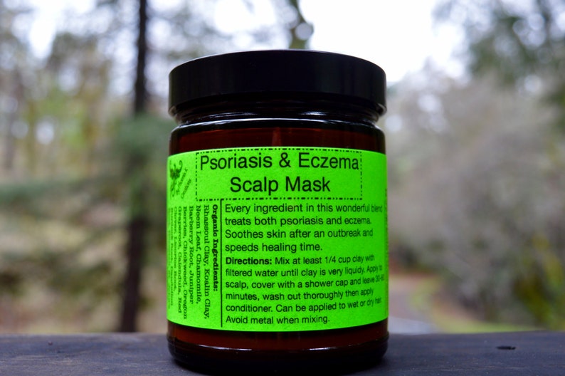 Organic Psoriasis & Eczema Scalp Mask For Face and Body too Etsy