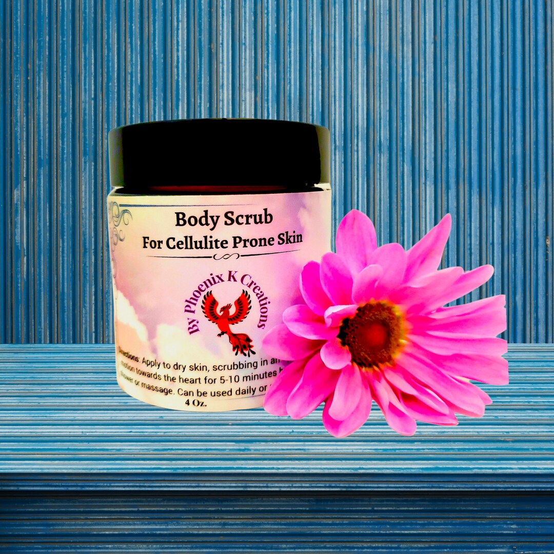 Organic Scrub for Cellulite Prone Skin 4 Oz. Body Scrub Etsy