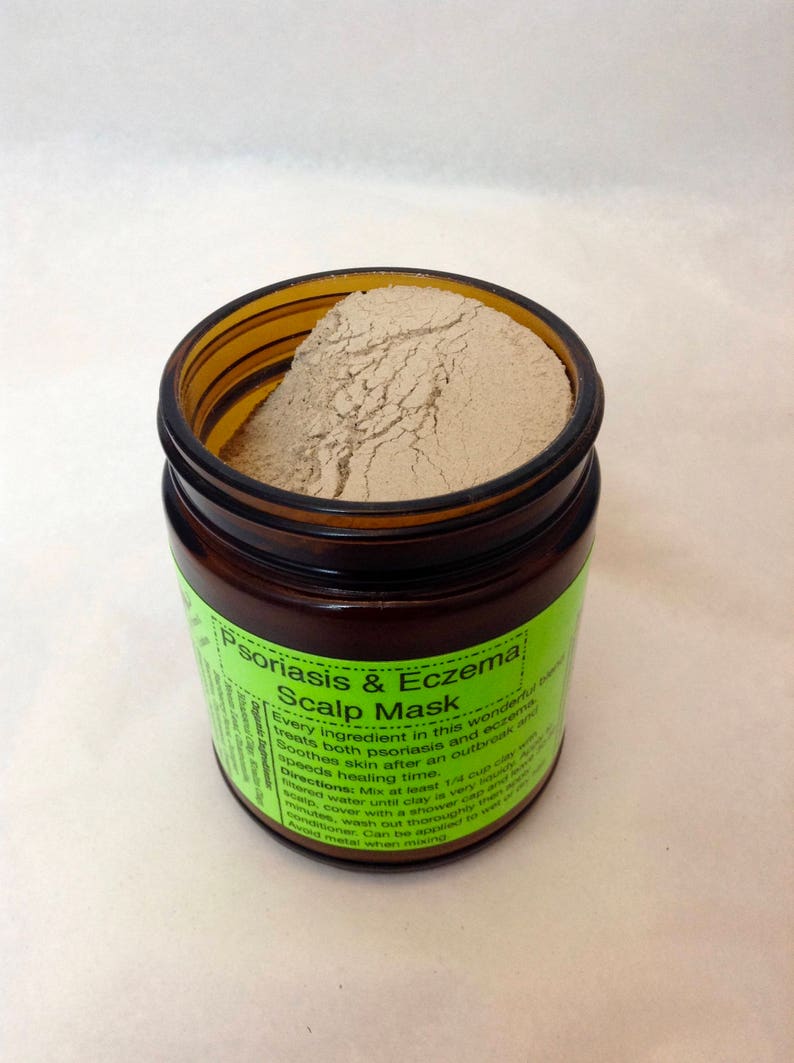Organic Psoriasis & Eczema Scalp Mask For Face and Body too Etsy