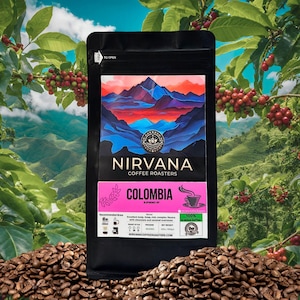 Colombian Supremo Single Origin Arabica Fresh Roast Gourmet Coffee Beans - Ground Whole Beans Artisan Small Batch Father&#39;s Day Gift