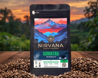 Sumatra Mandheling G1 Coffee Beans Single Origin Organic Indonesian Dark Roast, Fresh Roasted Whole Bean