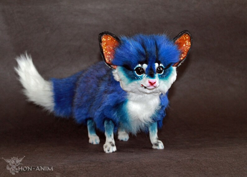 blue fox stuffed animal