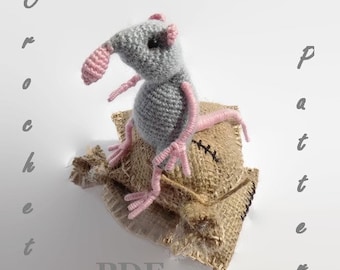 Rat Fred Crochet Pattern by CRGift