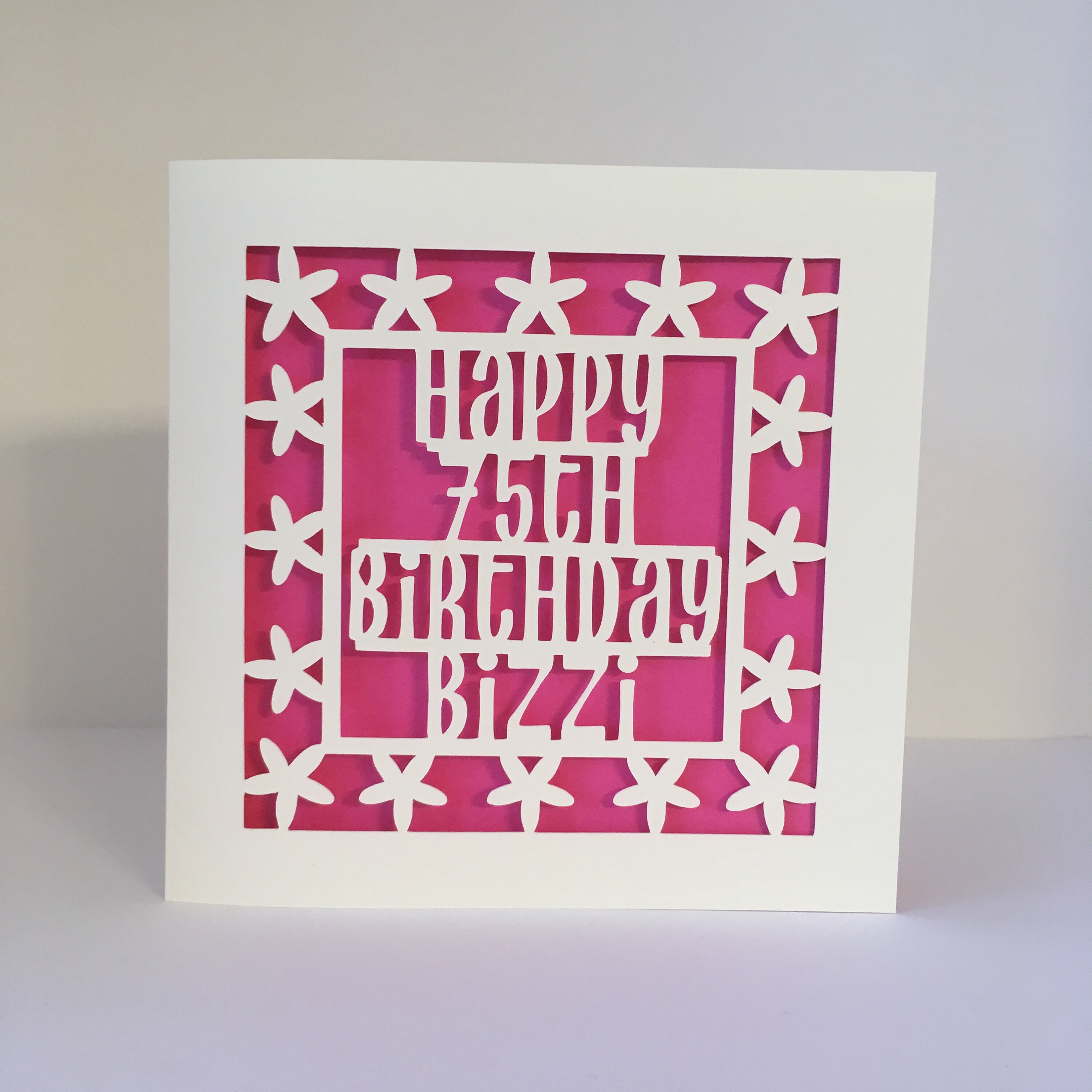 Papercut Personalised Birthday Card 1st 13th 16th 18th | Etsy UK