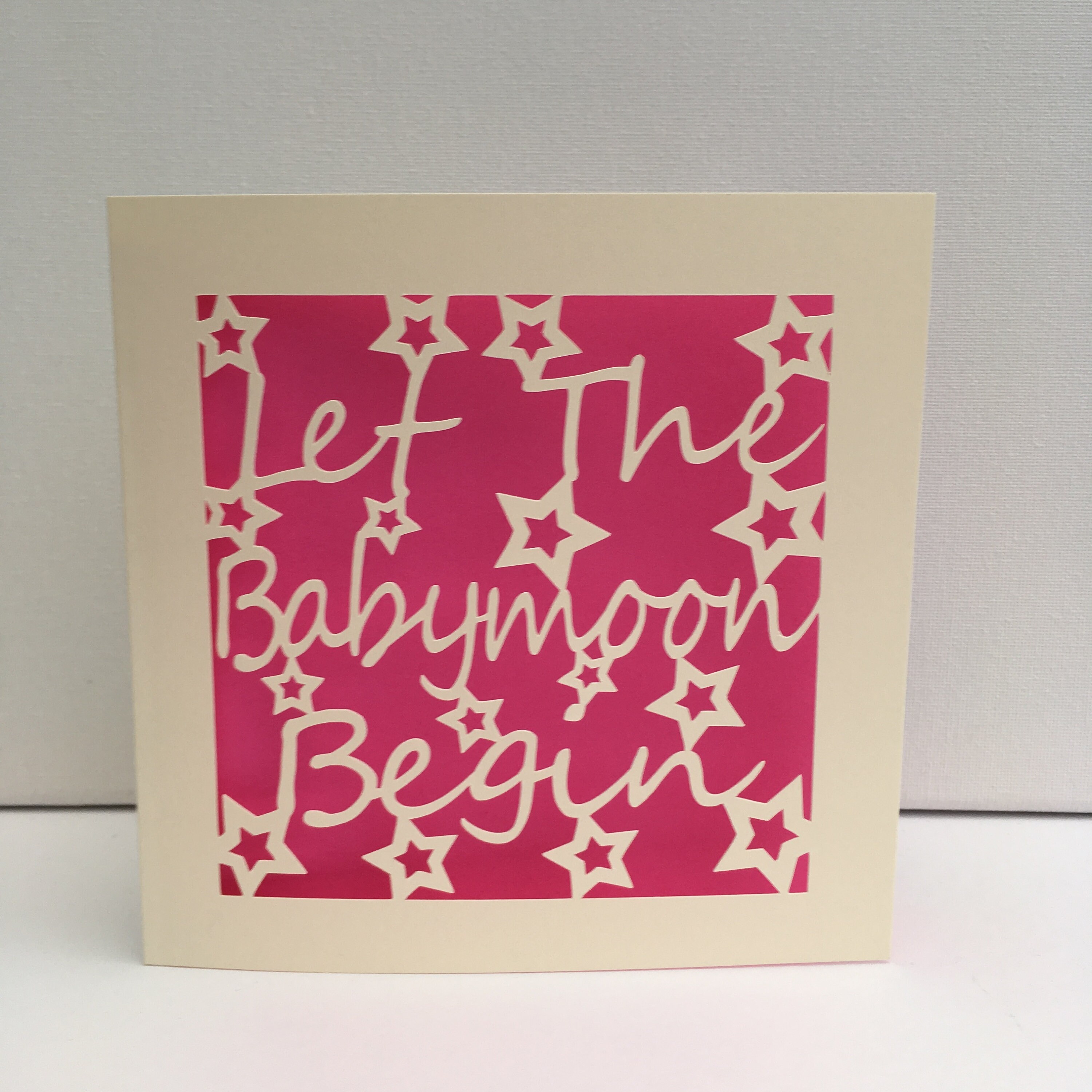 Babymoon Card Let The Babymoon Begin Etsy