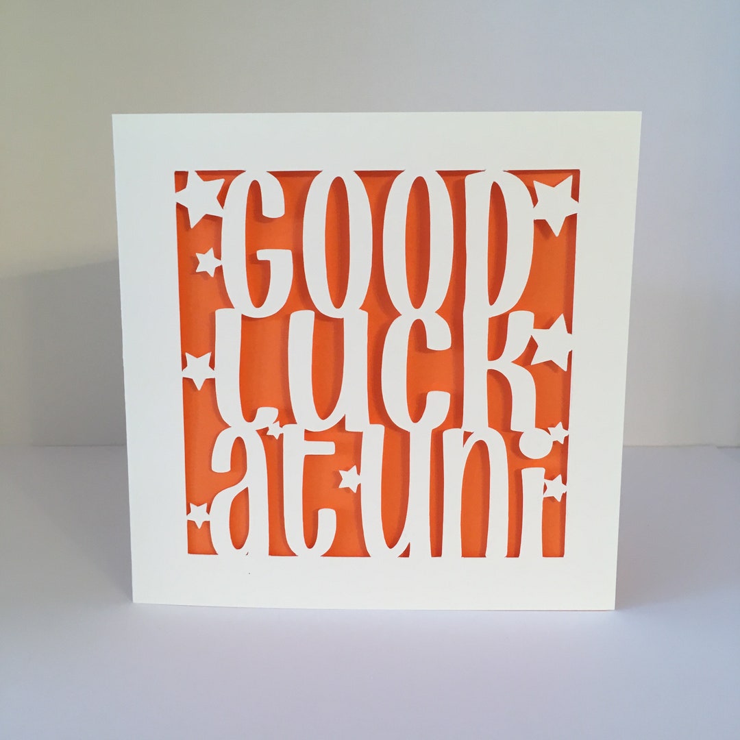 Good Luck at University Card - Etsy UK
