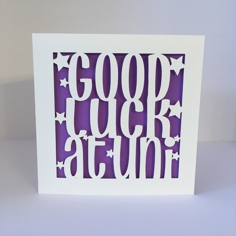 Good Luck At Uni Card image 2