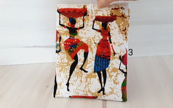 Custodia per libri in tessuto felpato chiusa con bottone copri copertina  protettiva formato tascabile modello liberty, idea regalo per la festa  della mamma -  Italia