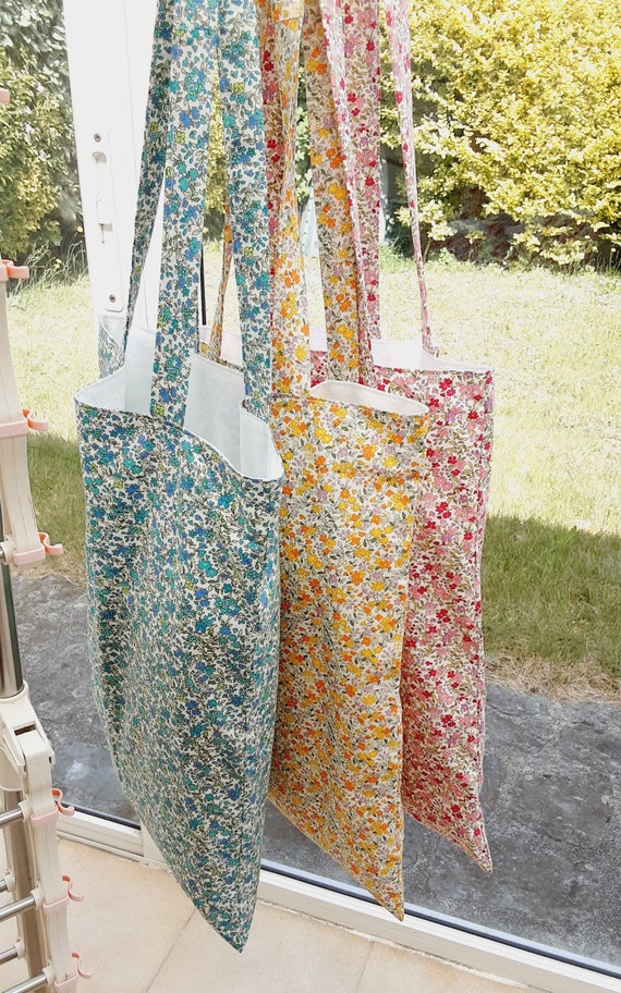 Liberty Tote Bag in 100% Printed Cotton Fully Lined for the 