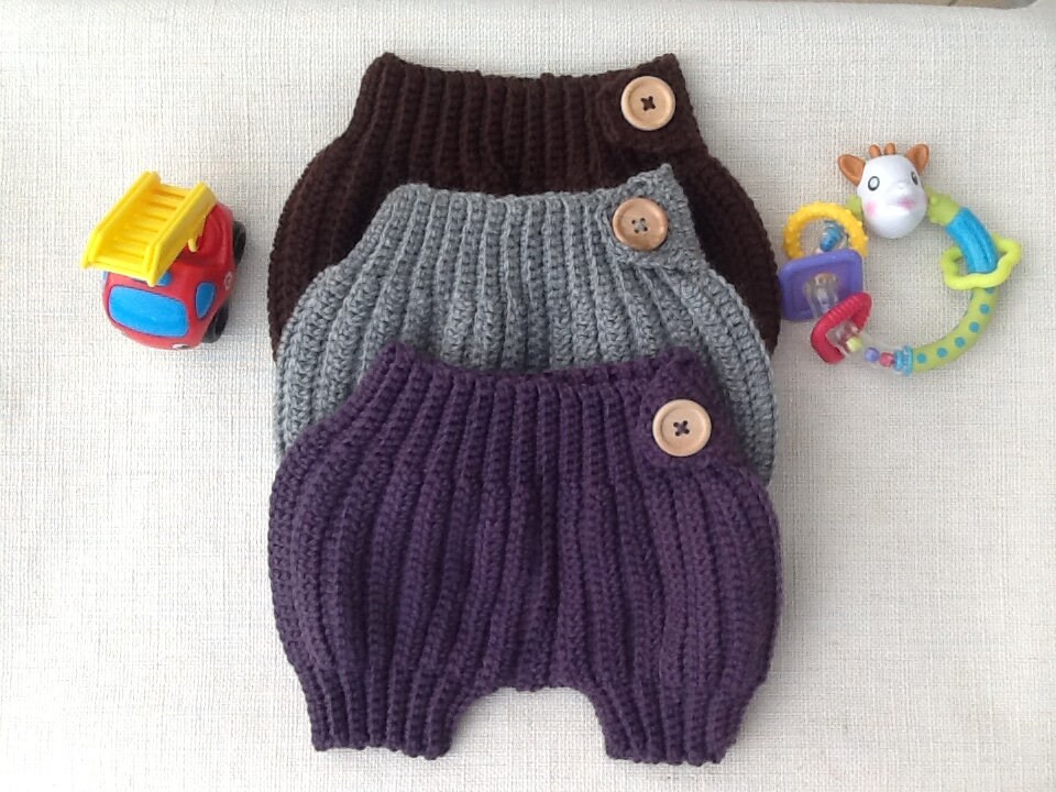 crochet baby trousers