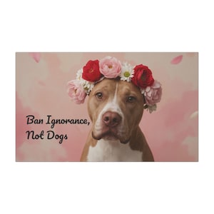 Pit Bull Awareness Car Magnet, Dog Lover Gift, Animal Rights Magnet, Car Décor, Pet Advocacy Décal