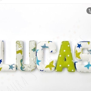 Letras de huevo de pato de tela, letras de tela Decoración de habitación infantil, Regalo de bebé personalizado, cojín de letras, bautizo, regalo de nuevo bebé