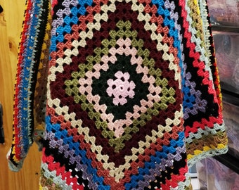 Poncho (Riesen Oma Quadrate)