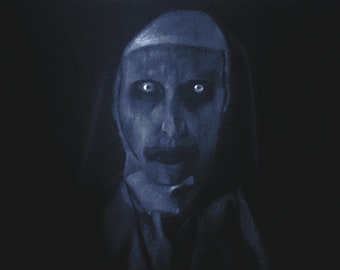 Valak/The Nun Print Drawing from The Conjuring 2