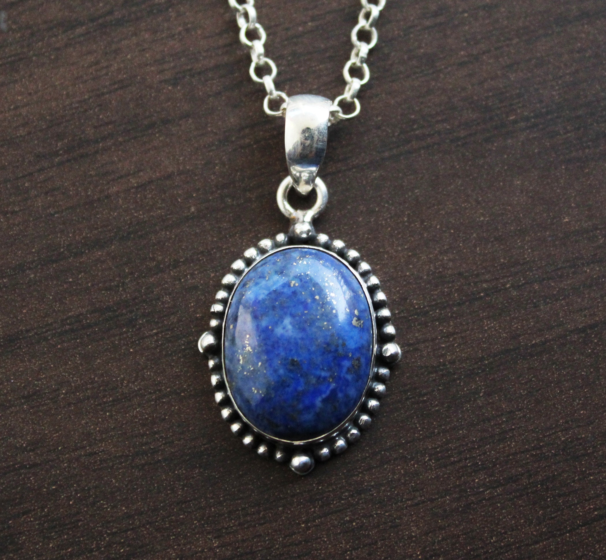 Sodalite Necklace Sodalite Jewelry Healing Crystal Pendant Etsy