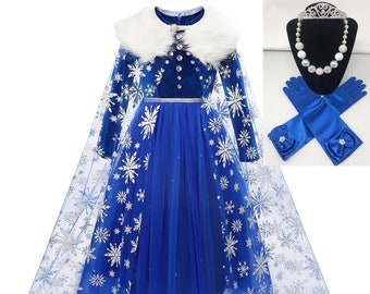 ice blue girls dress