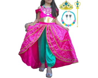 princess jasmine pink outfit