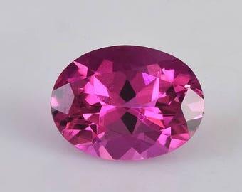 Pink Tourmaline Oval 8x6mm 1.30ct Loose Gemstone, October Birthstone, Natural Pink Tourmaline, DIY Jewelry Making, Oval Cut Tourmaline
