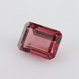 Natural Rhodolite Garnet 8x6x4 mm Gemstone - Faceted Octagon Loose Gemstone -100% Natural Garnet Gemstone - Buy Online Gemstones