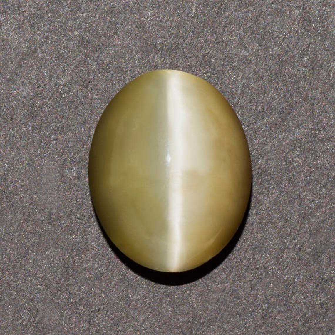 5.57 cts Natural Cats Eye 12.5x10.2x6.5 mm Oval Loose Gemstone Etsy