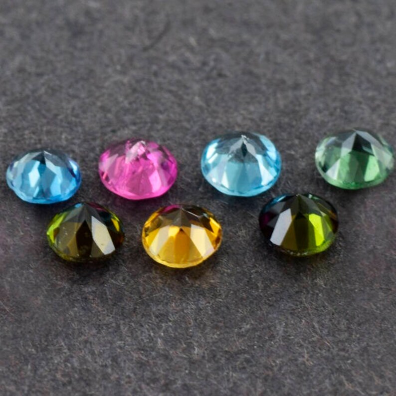 Jewelry making supplies, Gemstone beads, Round gemstones, Tourmaline stones, High-quality gemstones, Multi tourmaline, Loose tourmaline, Small gemstones, Tourmaline for sale