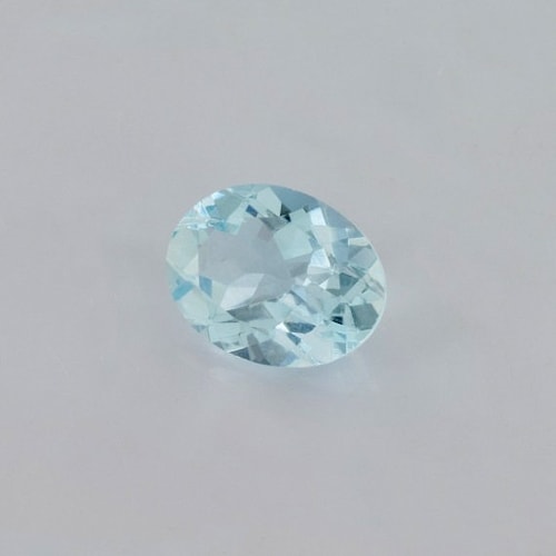 1.00 ct Natural Aquamarine 8x6x3.7 mm Faceted Cut Oval Gemstone , 100% Natural retailer Genuine Aquamarine Gemstone , Gemstone Ring - AQBLU-1048