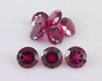Perline rondelle di granato rodolite naturale sensuale / Pietre Perline rondelle di granato rodolite naturale sensuale / Pietre