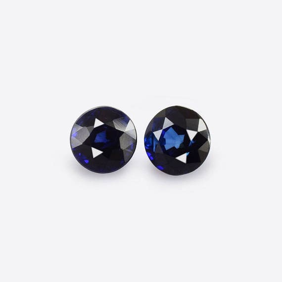 Natural Blue Sapphires /Faceted Rounds Small Lots/ Good Colors 3.0-3.1 mm