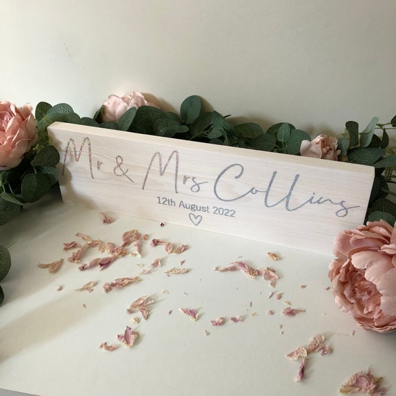 Wedding Top Table Signpersonalised Top Table Signrustic Etsy