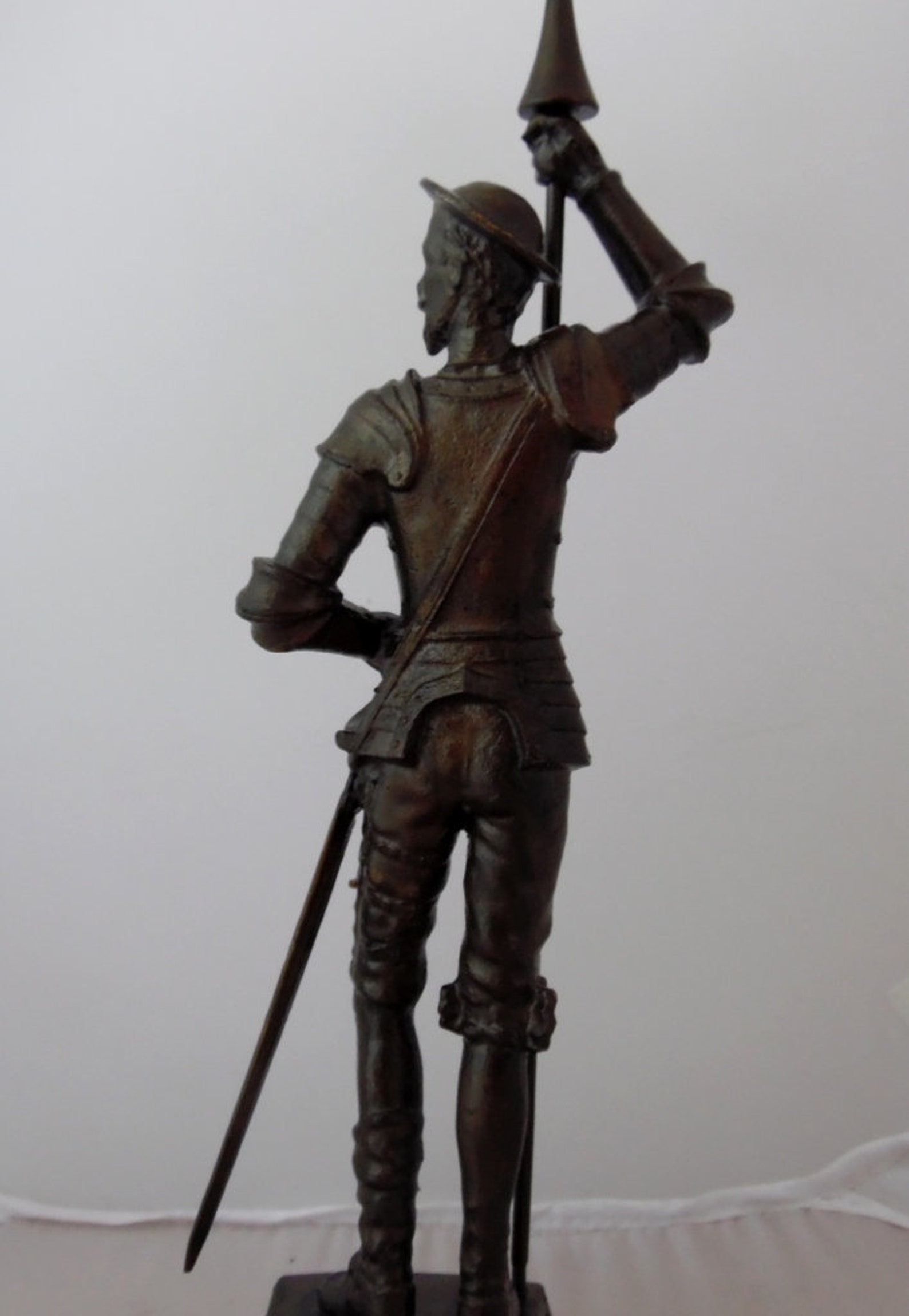 Rare vintage Don Quixote statue Art Deco Etsy