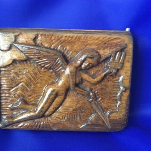Russian Beautiful hand made Art Wooden, Tobacco Cigarette Case*