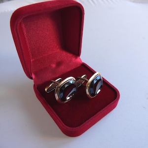Vintage gilded Sterling Silver 900 Cufflinks 9 g