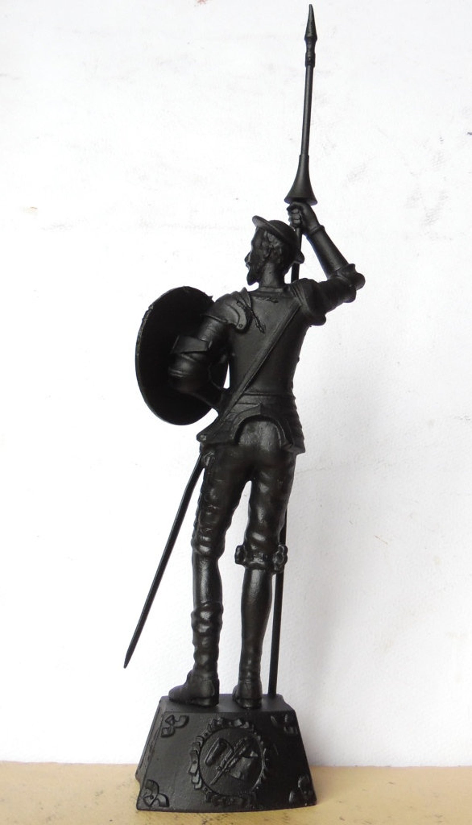 Rare vintage Don Quixote statue Art Deco Etsy