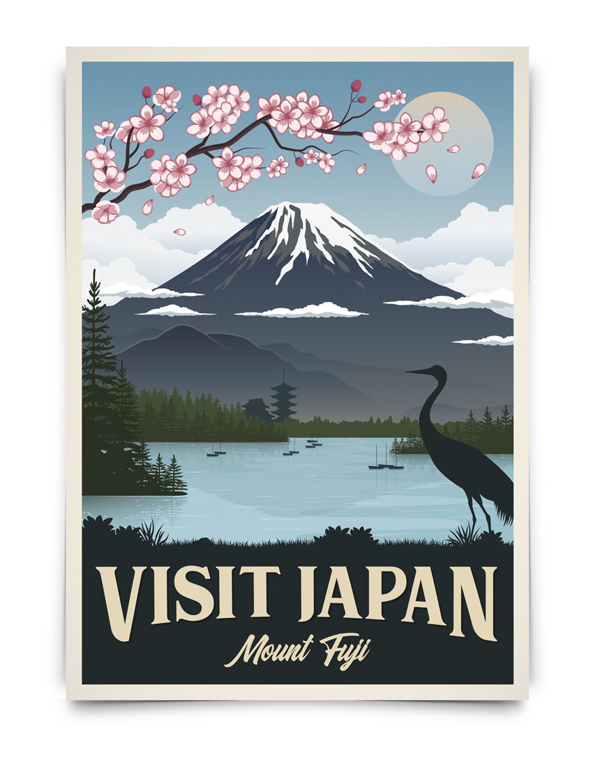 travel poster to japan